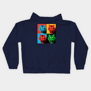 CAT POP ART  4 Kids Hoodie